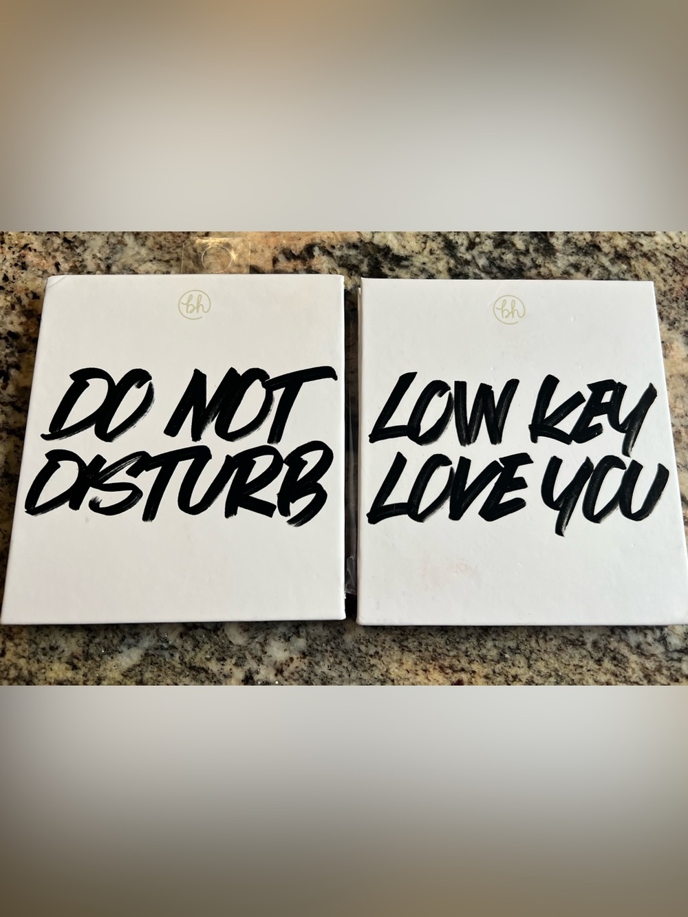 bh Cosmetics 'Not Drunk, Just Pout' & 'Low Key Love' White Palette Duo